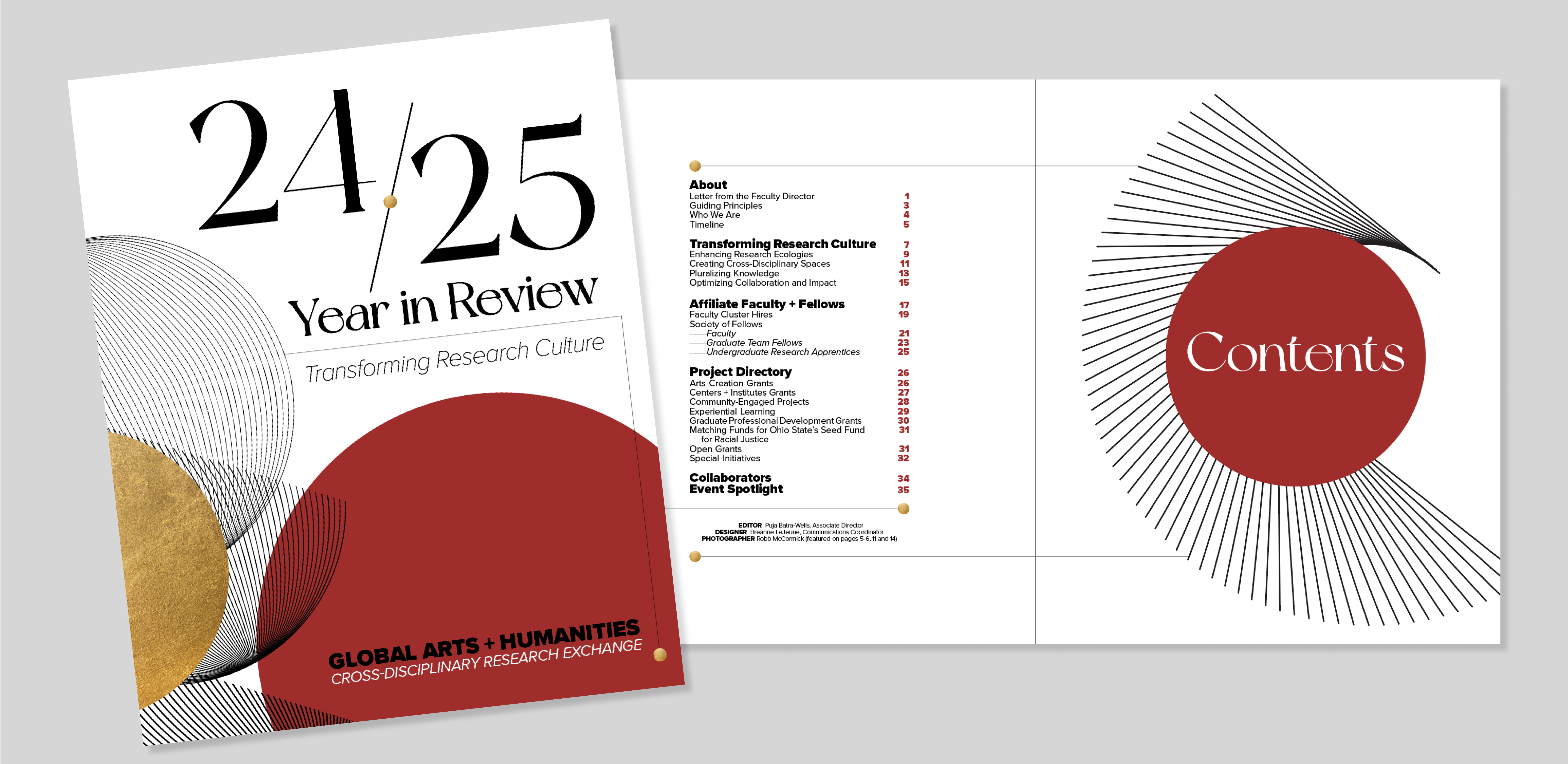 Cover and table of contents