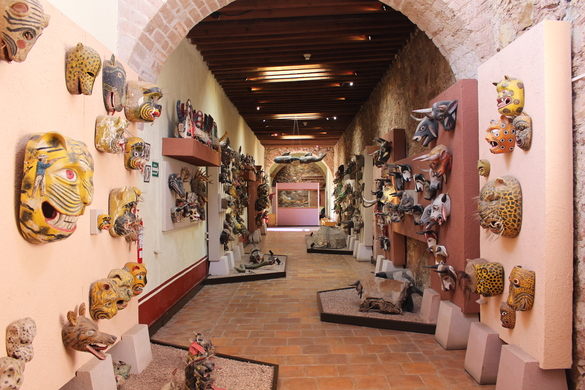 Museo Rafael Coronel collection of masks