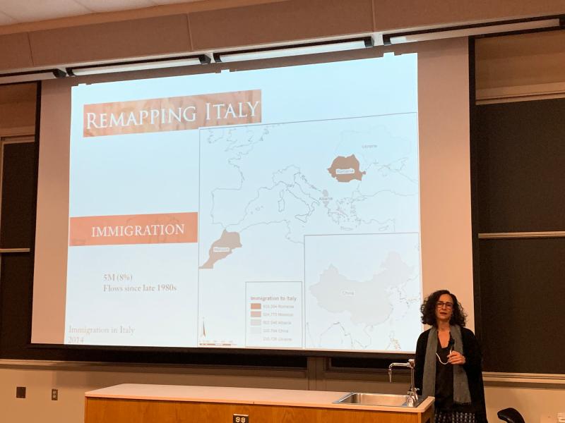 Fiore presenting