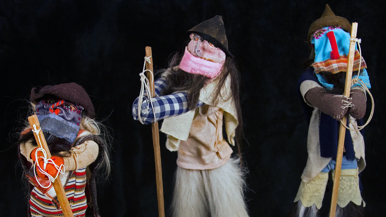 Three folk art objects