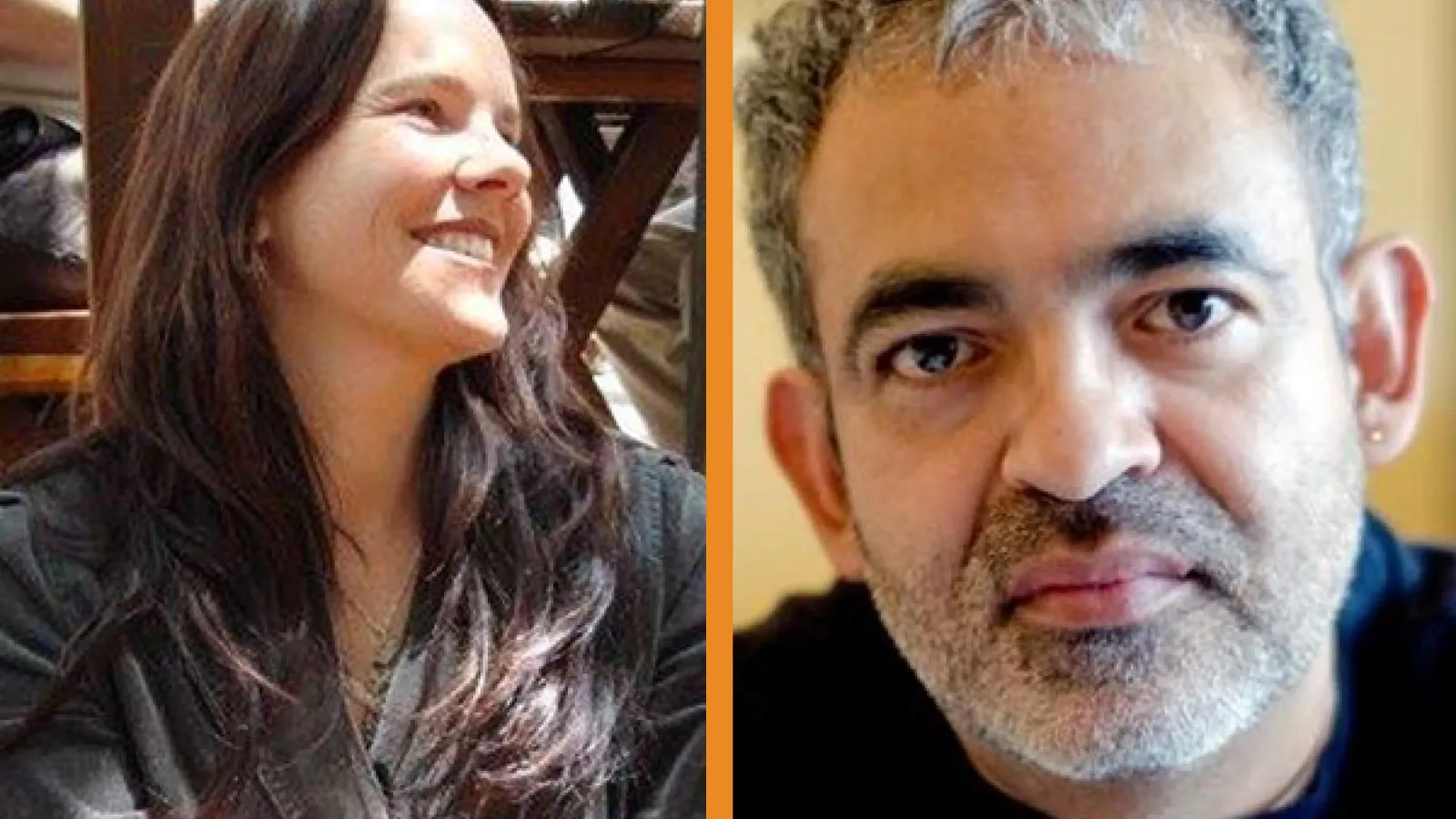 Photographs of Jessica Delgado (left) and Víctor Espinosa (right)