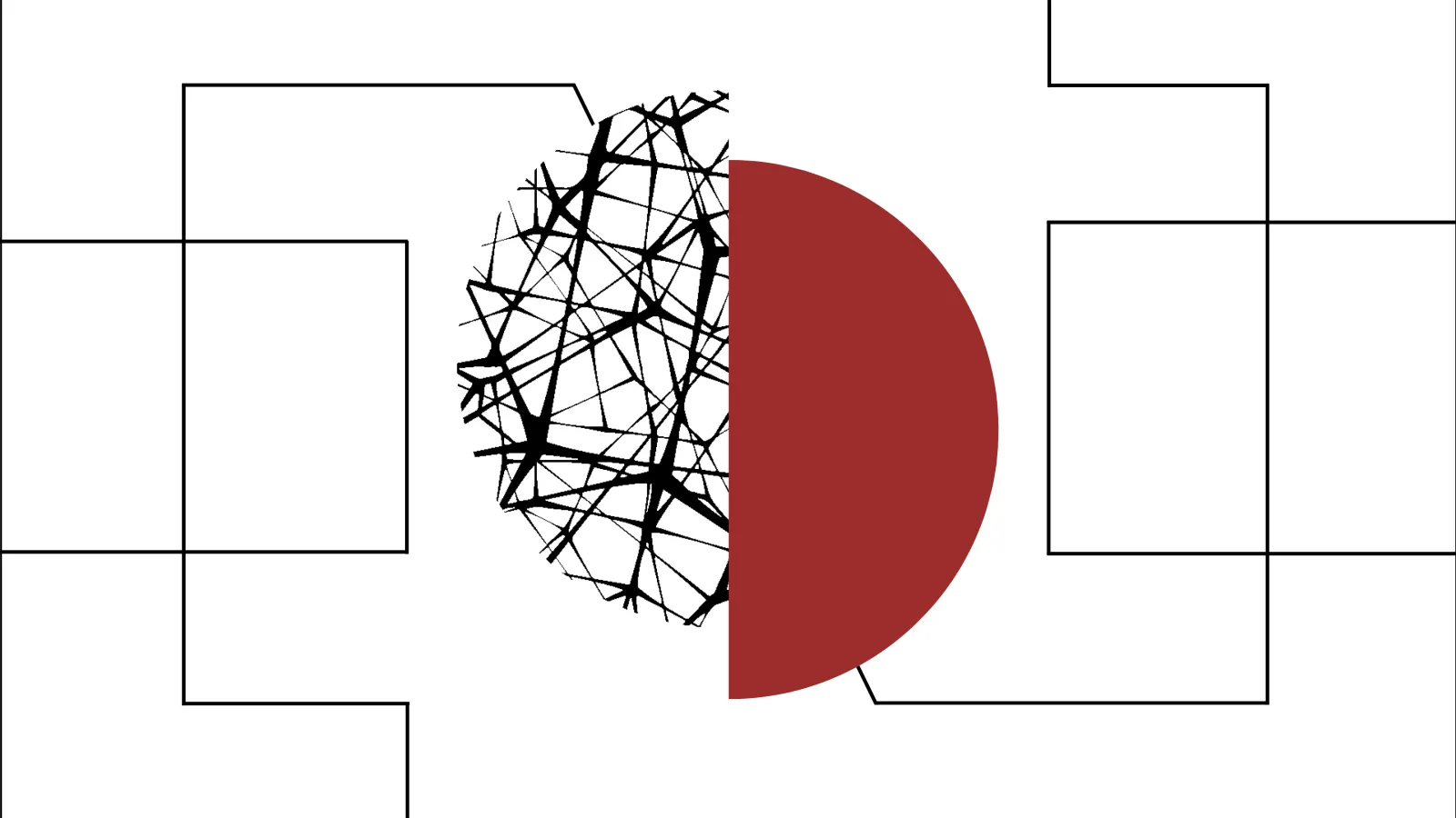 Abstract geometric composition