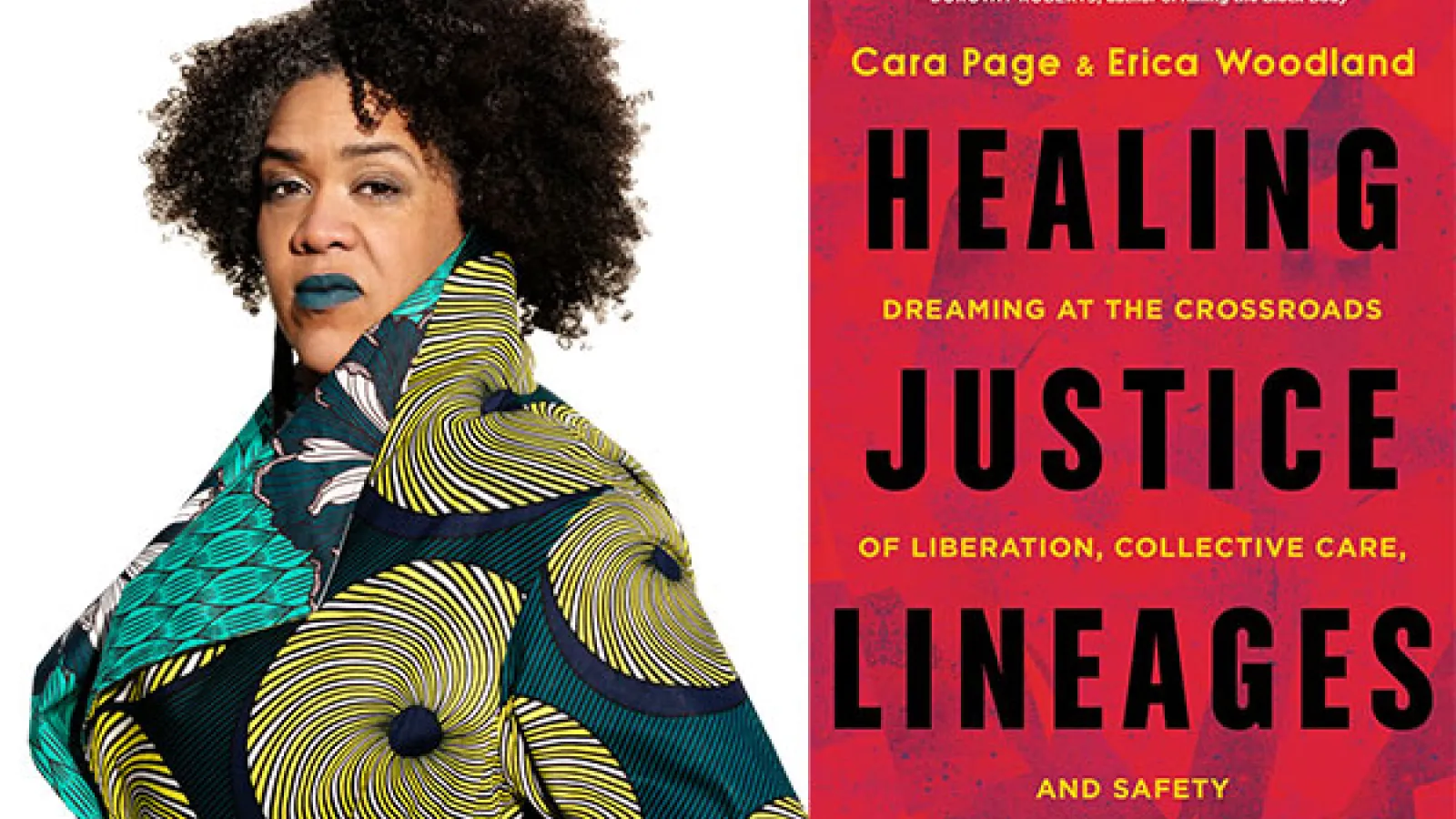 Author photo and book cover