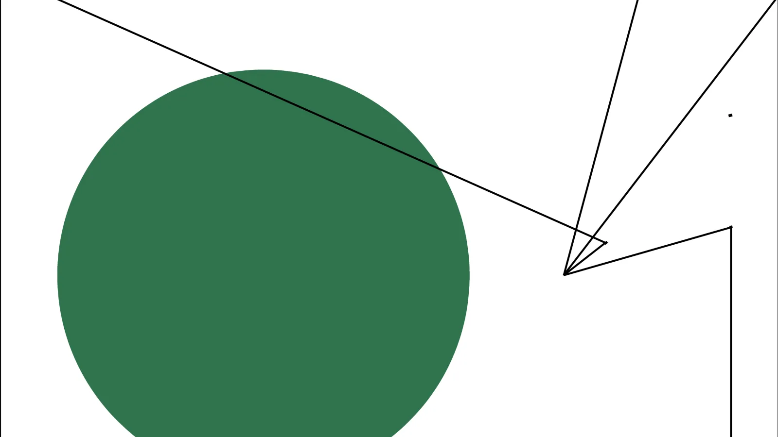Decorative image with graphic shapes