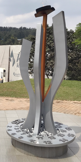 Rwandan genocide memorial statue