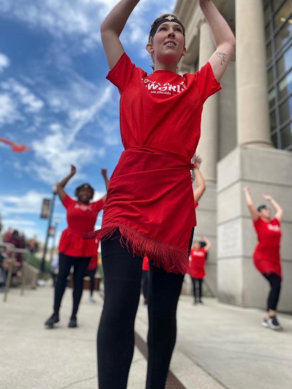 Photograph of the How Movement Moves dance performance