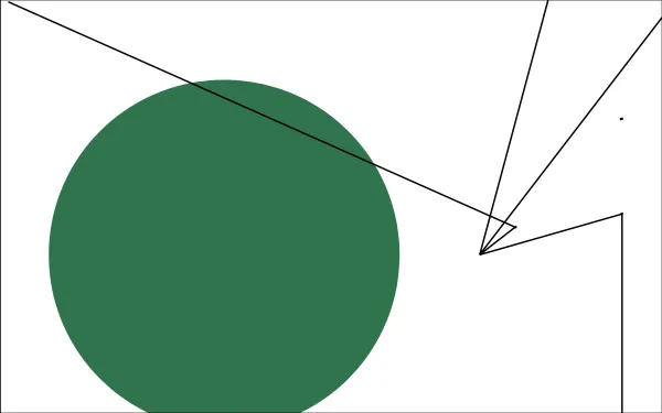 Decorative image with graphic shapes