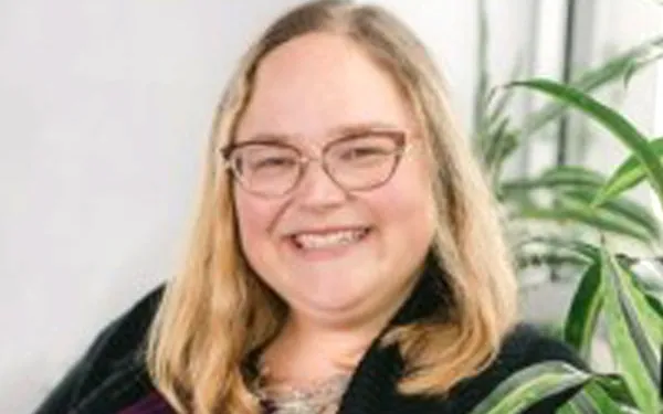 Smiling woman, Hope Wilson
