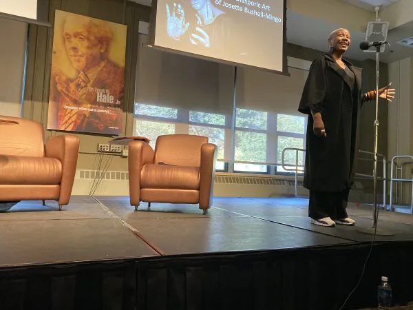 Josette Bushell-Mingo performs
