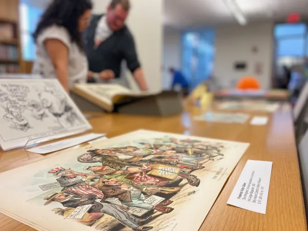 Pop-up comics exhibit