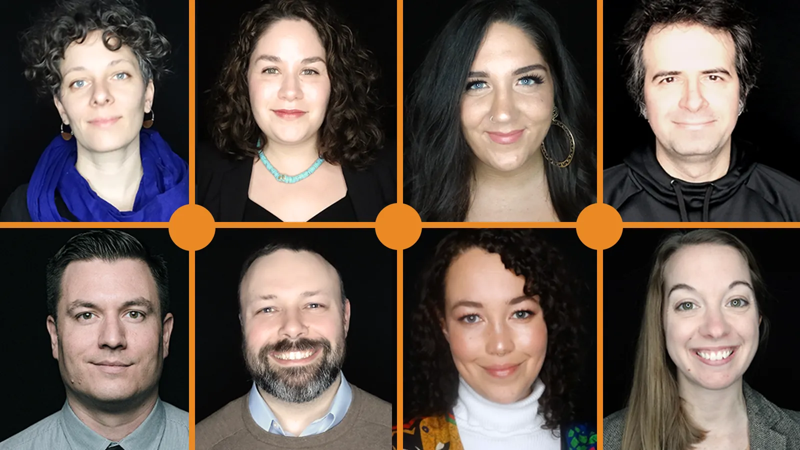 Photographs of the current eight Graduate Team Fellows