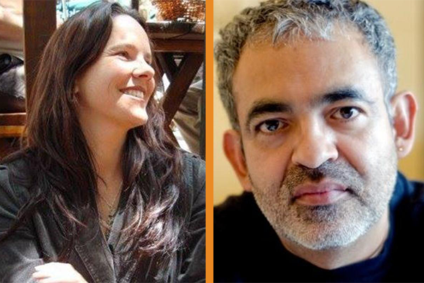 Photographs of Jessica Delgado (left) and Víctor Espinosa (right)