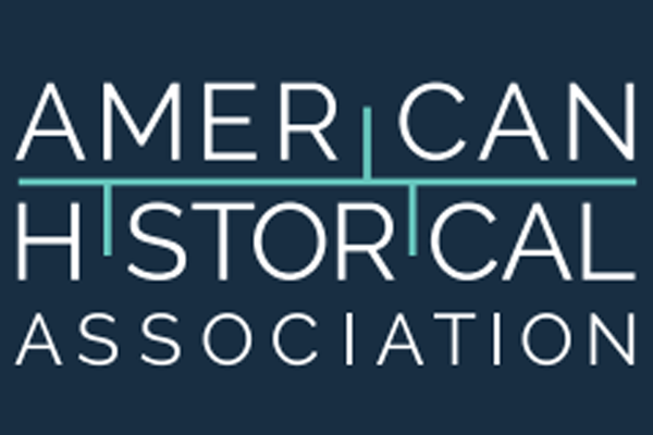 Logo with words ""American Historical Association"