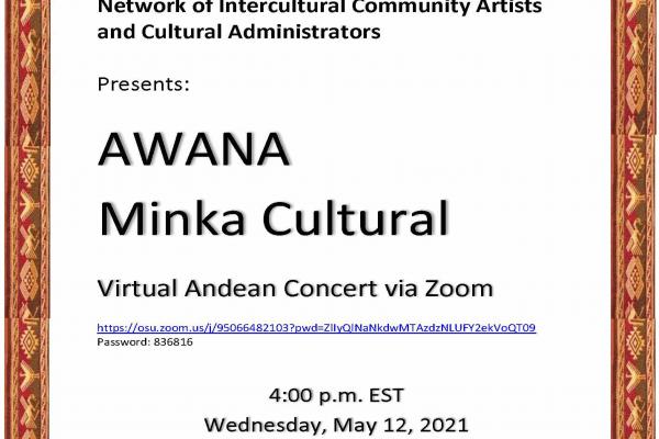 AWANA virtual concert poster