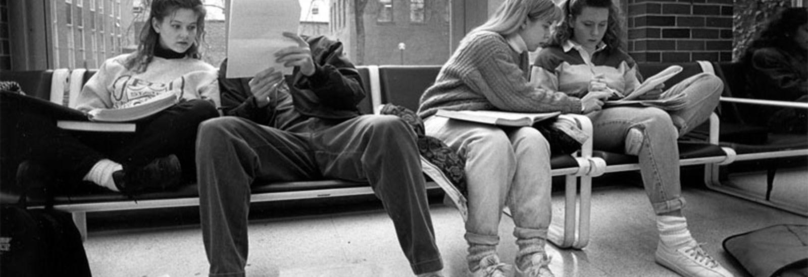 Students studying 