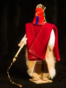 Handcrafted figure of a person