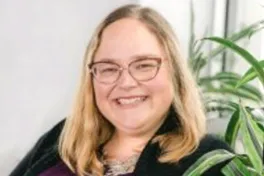 Smiling woman, Hope Wilson